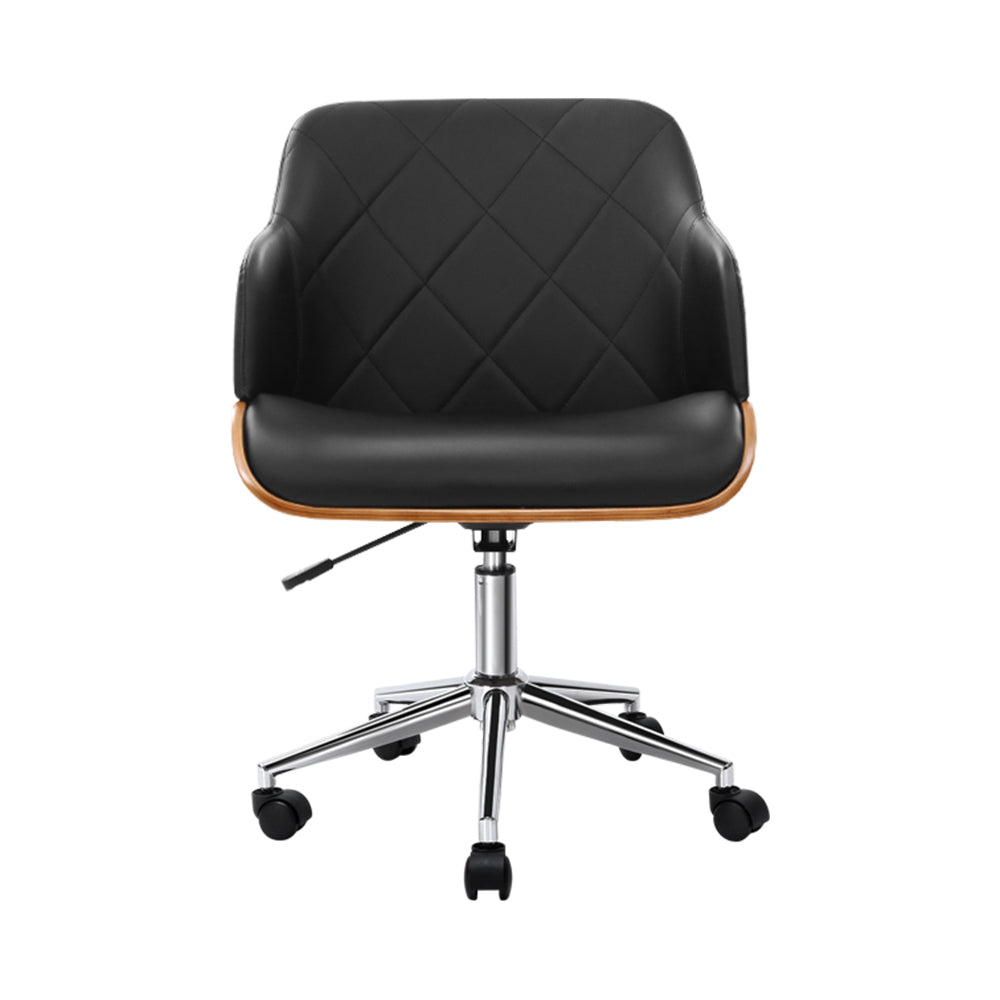 Artiss Executive Black Wood Wooden Office Chair