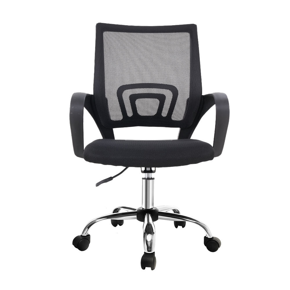 Artiss Executive Mid Back Black Office Chair