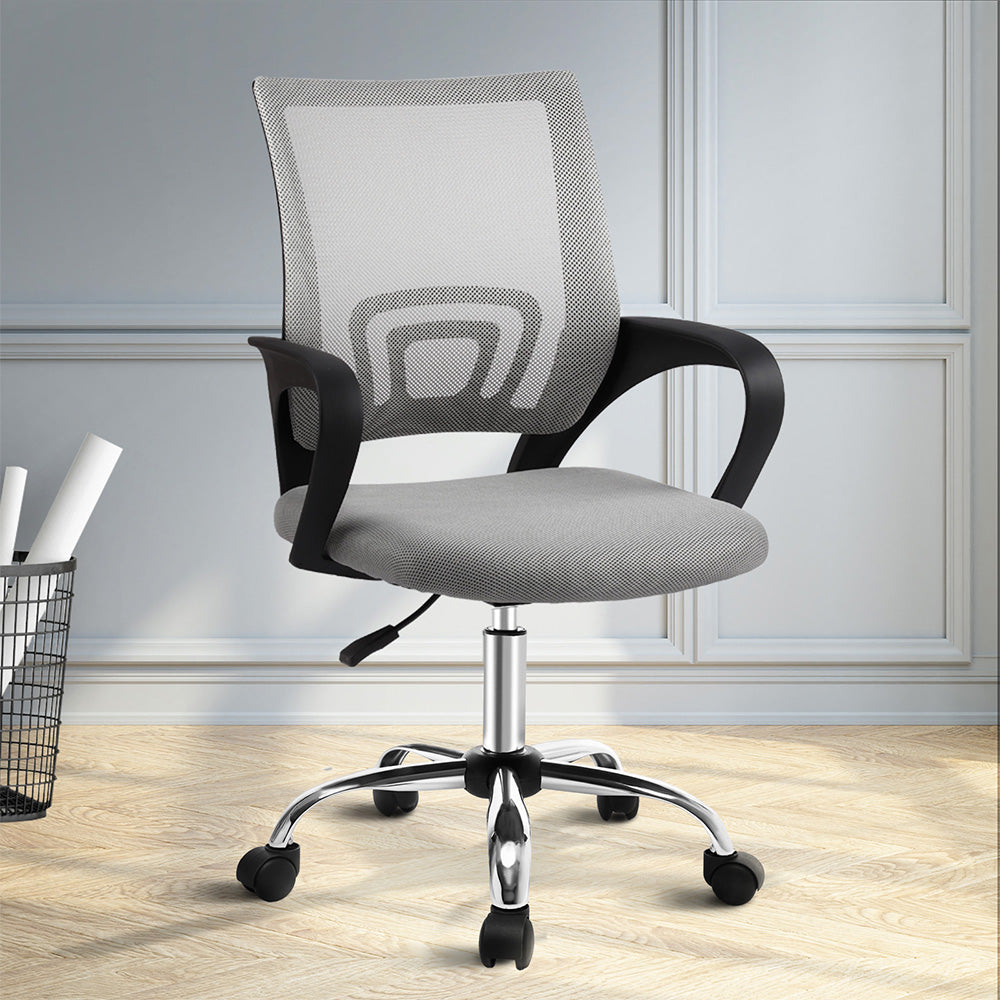 Artiss Executive Mid Back Grey Office Chair