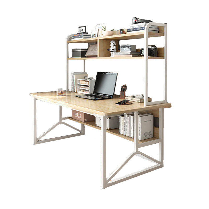Computer Desk Table Bookshelf Integrated Table Bedroom Students Home S ...