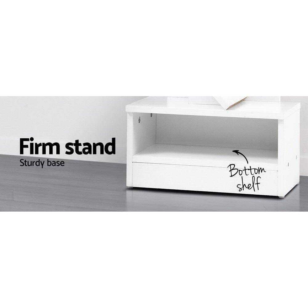 Artiss 9-Shelf Tree Book Storage Rack White