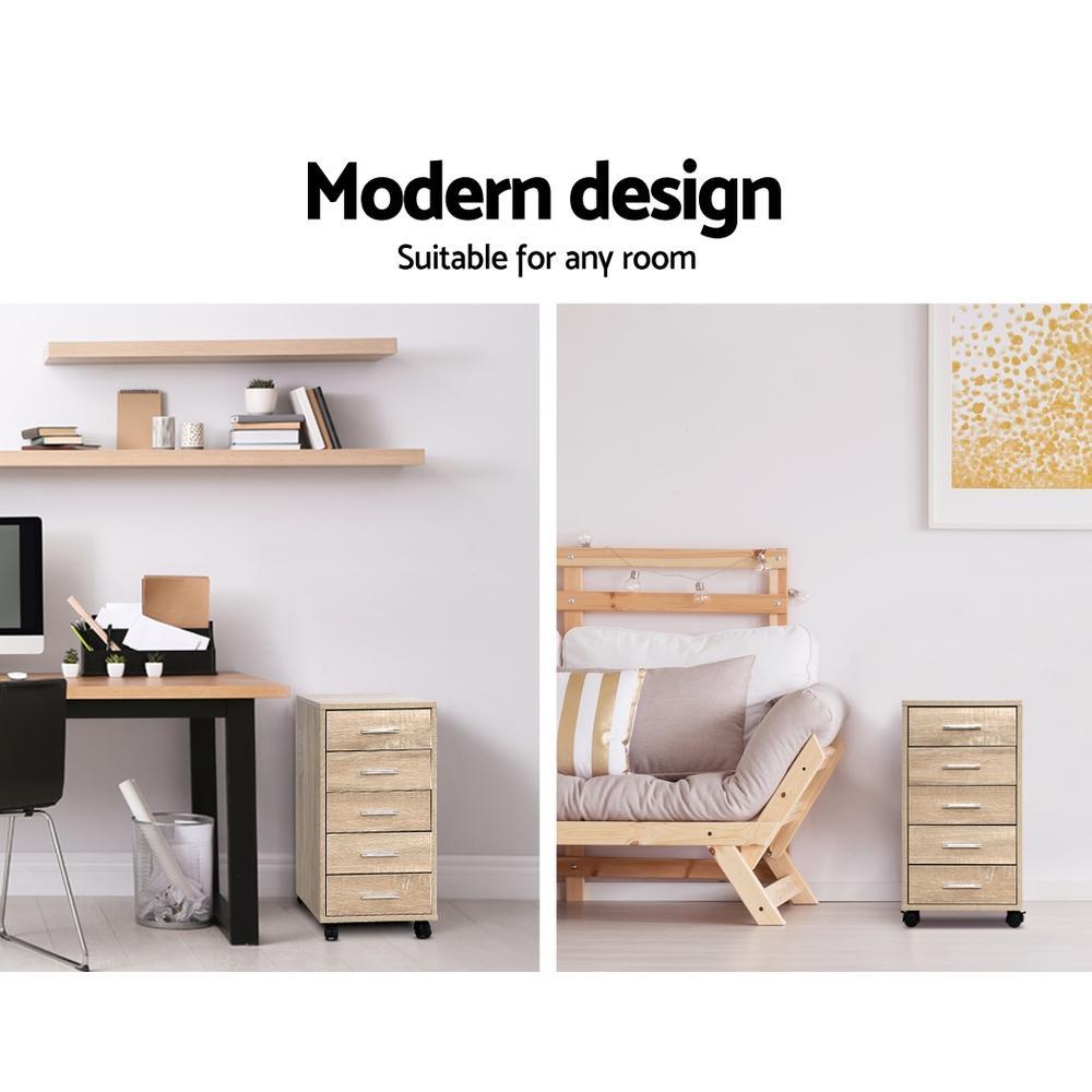 5 Drawer Office Filing Cabinet