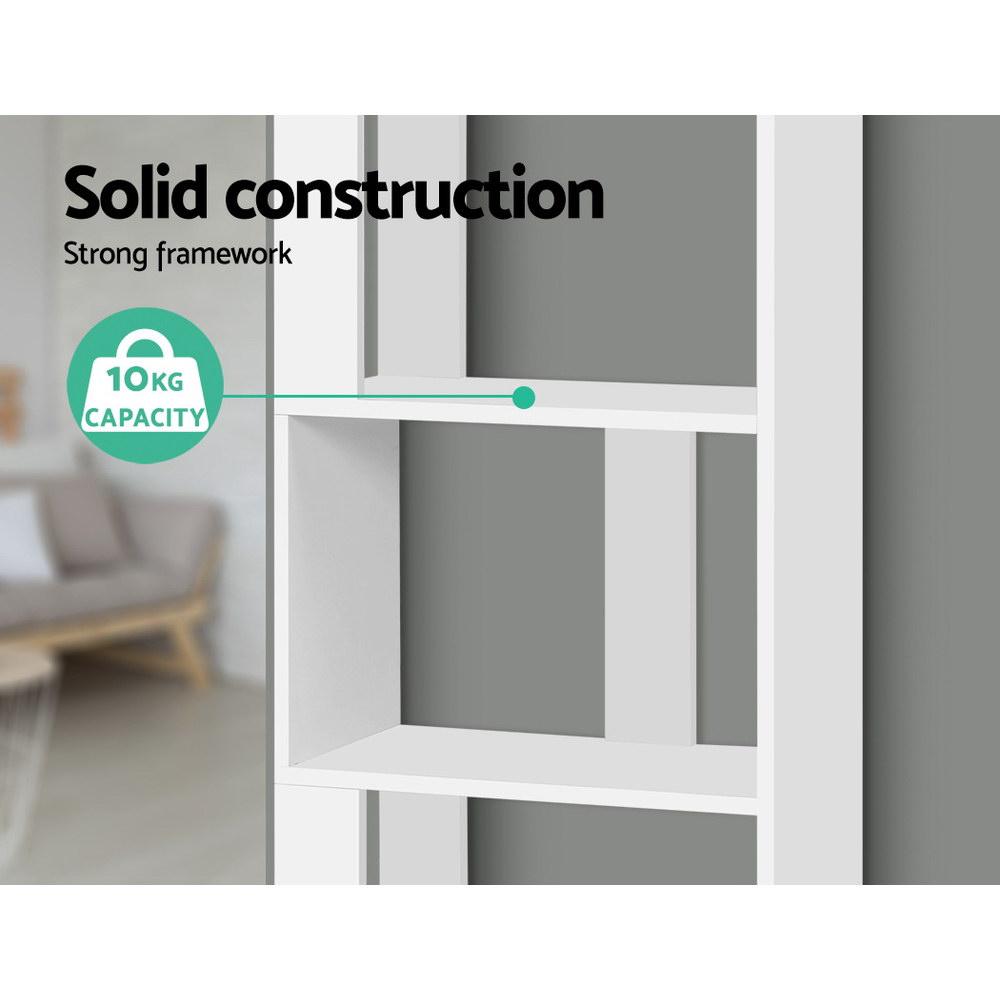 Artiss 5 Tier Storage Bookcase Ladder Stand Rack