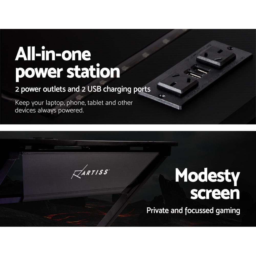 Artiss Carbon Fibre Gaming Desk