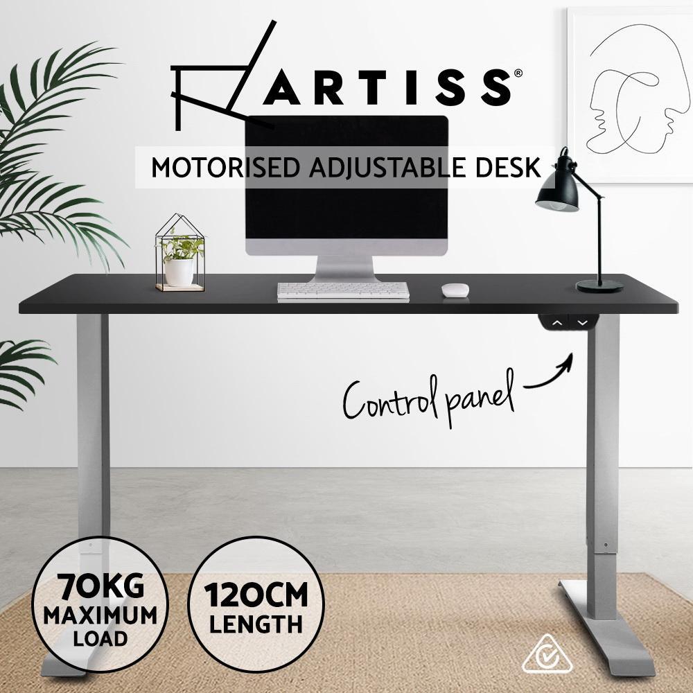 Artiss Height Adjustable Standing Motorised Computor Desk 120cm