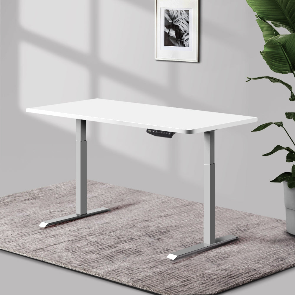 Artiss Standing Desk Motorised Height Adjustable Laptop Computer Table Electric Riser Dual Motor 120cm
