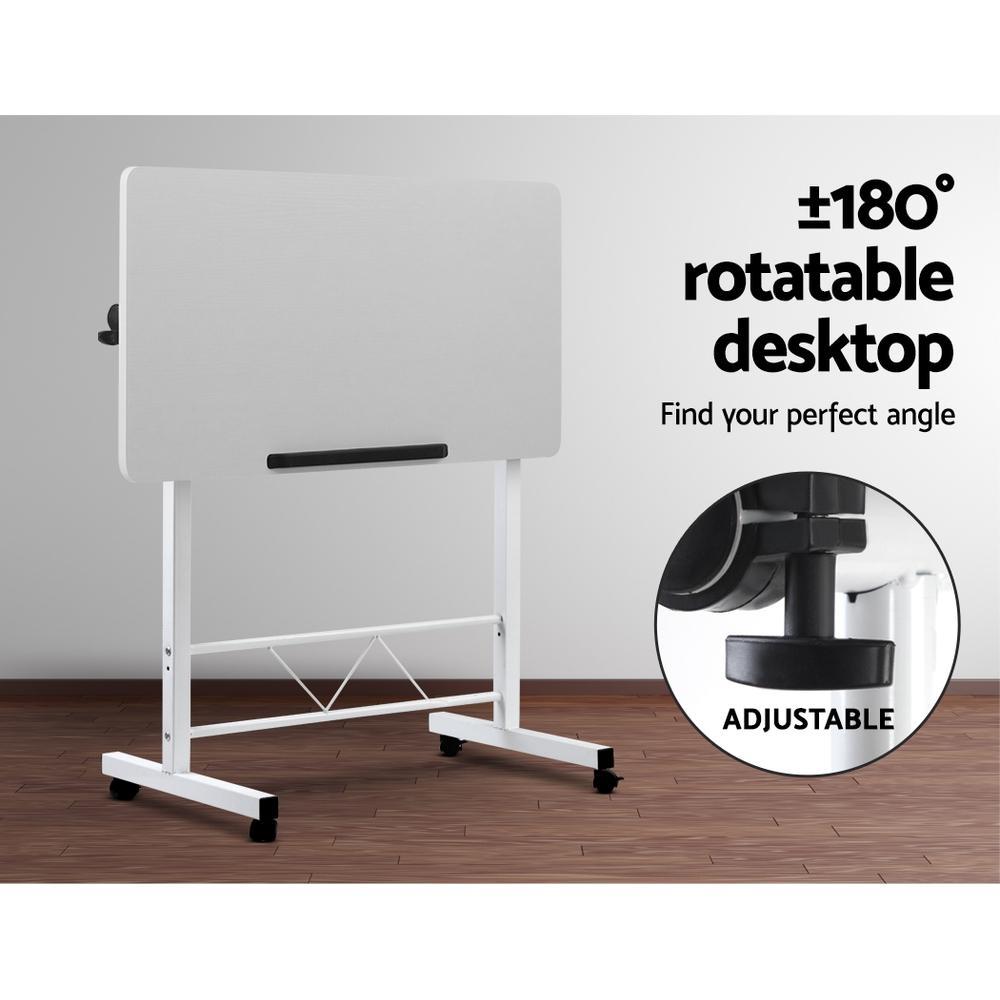 Portable Mobile Laptop Desk White