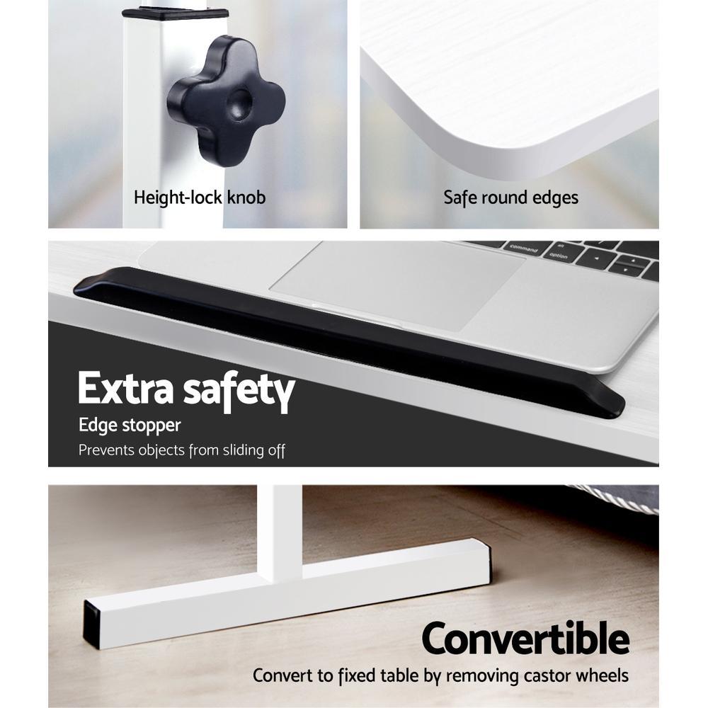 Portable Mobile Laptop Desk White