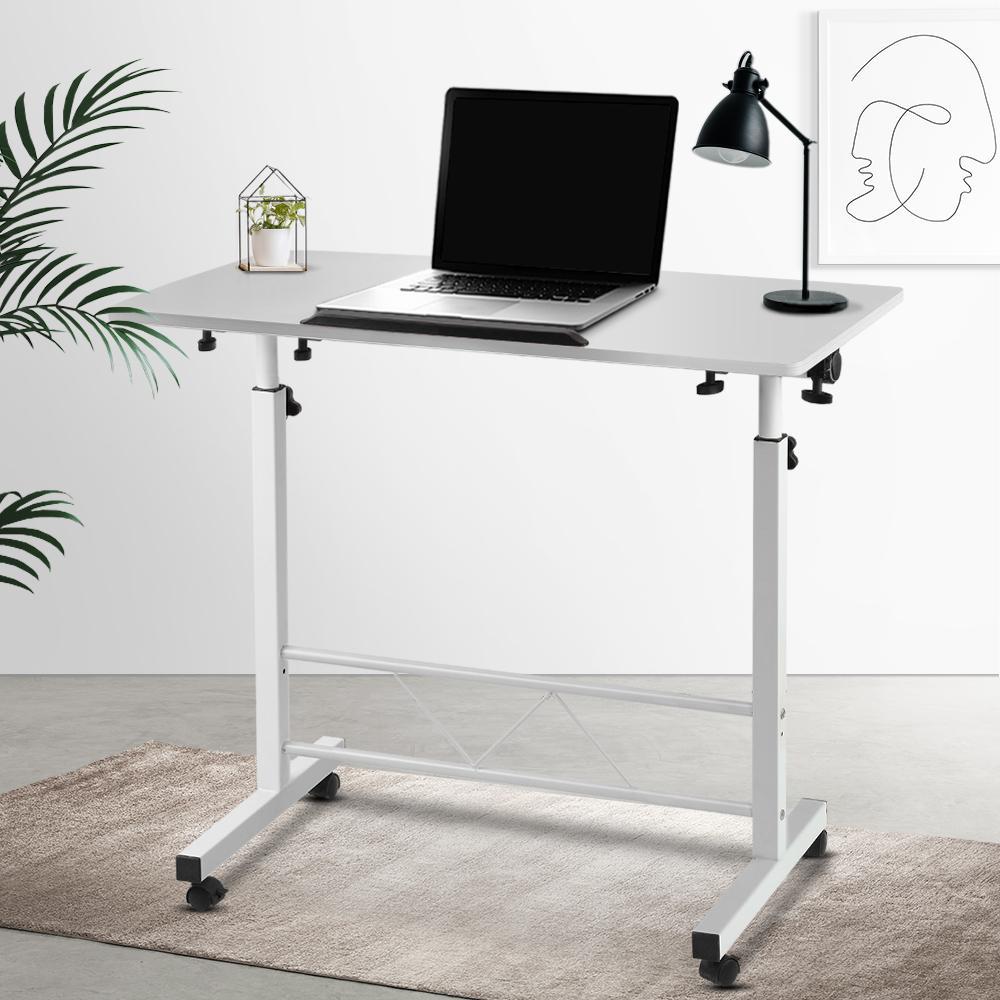 Portable Mobile Laptop Desk White