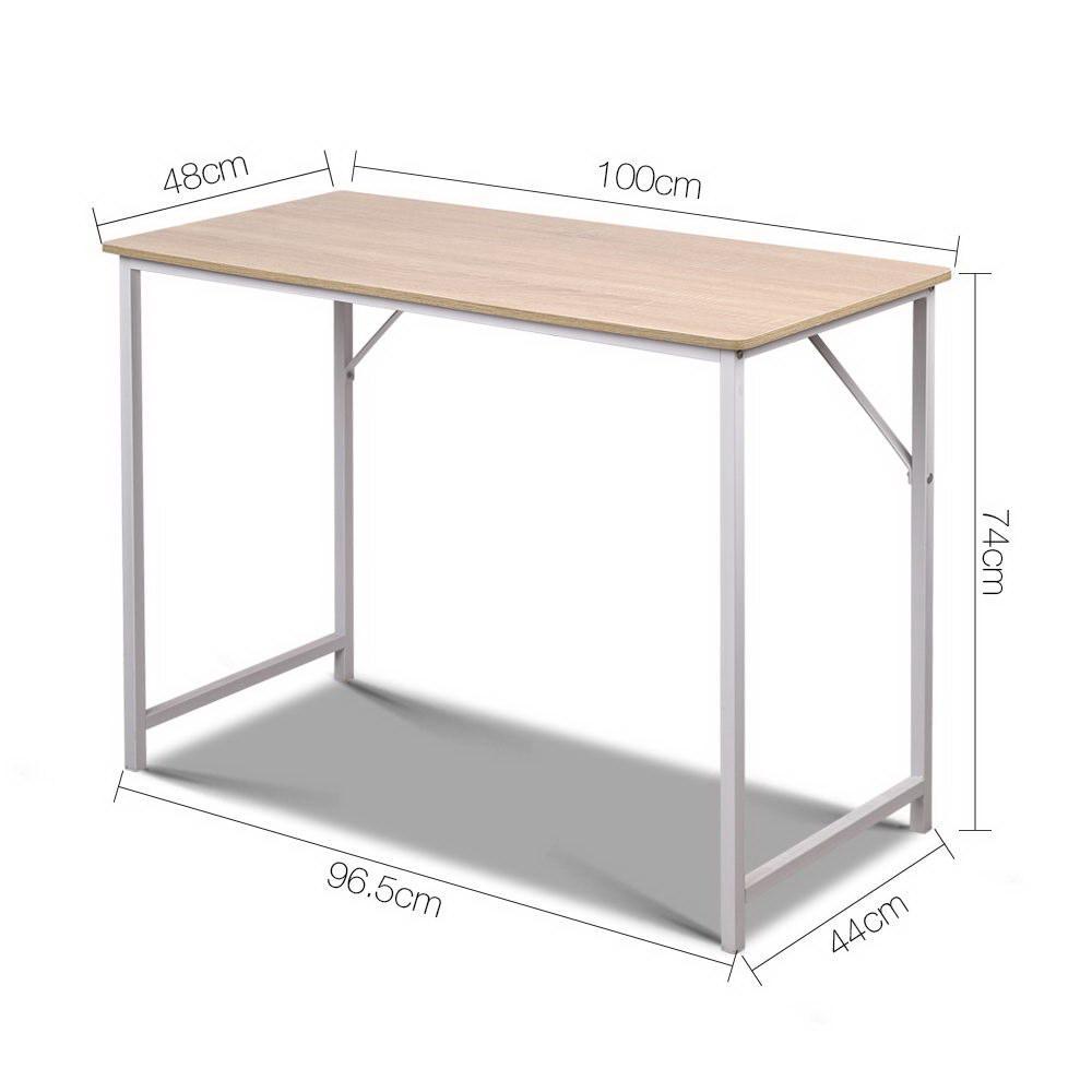 Artiss Minimalist Metal Desk - White