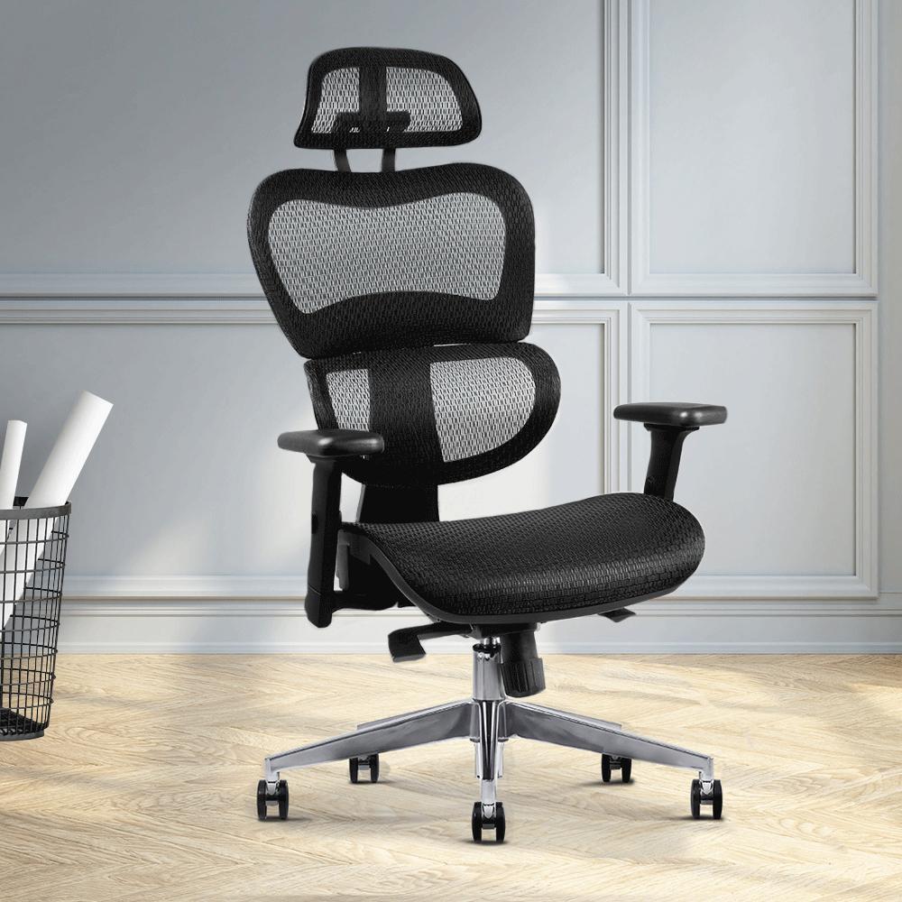 Artiss Mesh Office Chair High Back Executive Computer Chairs Black