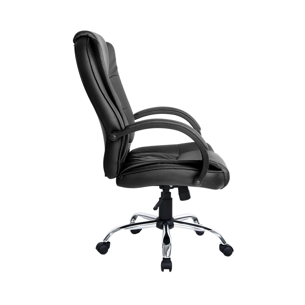 Artiss Executive PU Leather Seating Office Chair Black