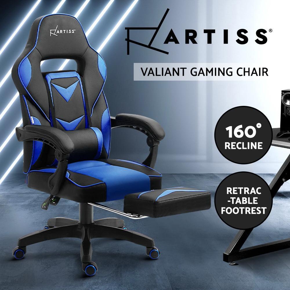 Artiss Home Office Blue Gaming Office Chair