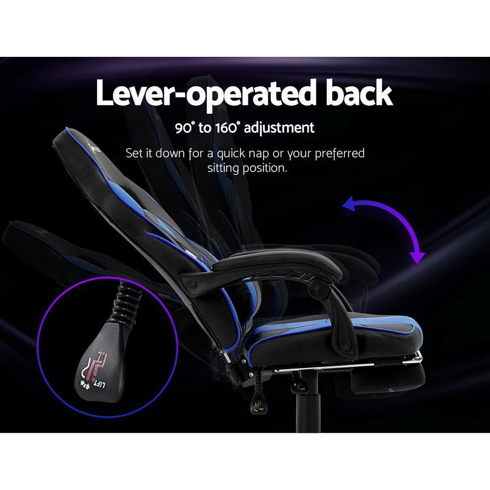 Artiss Home Office Blue Gaming Office Chair