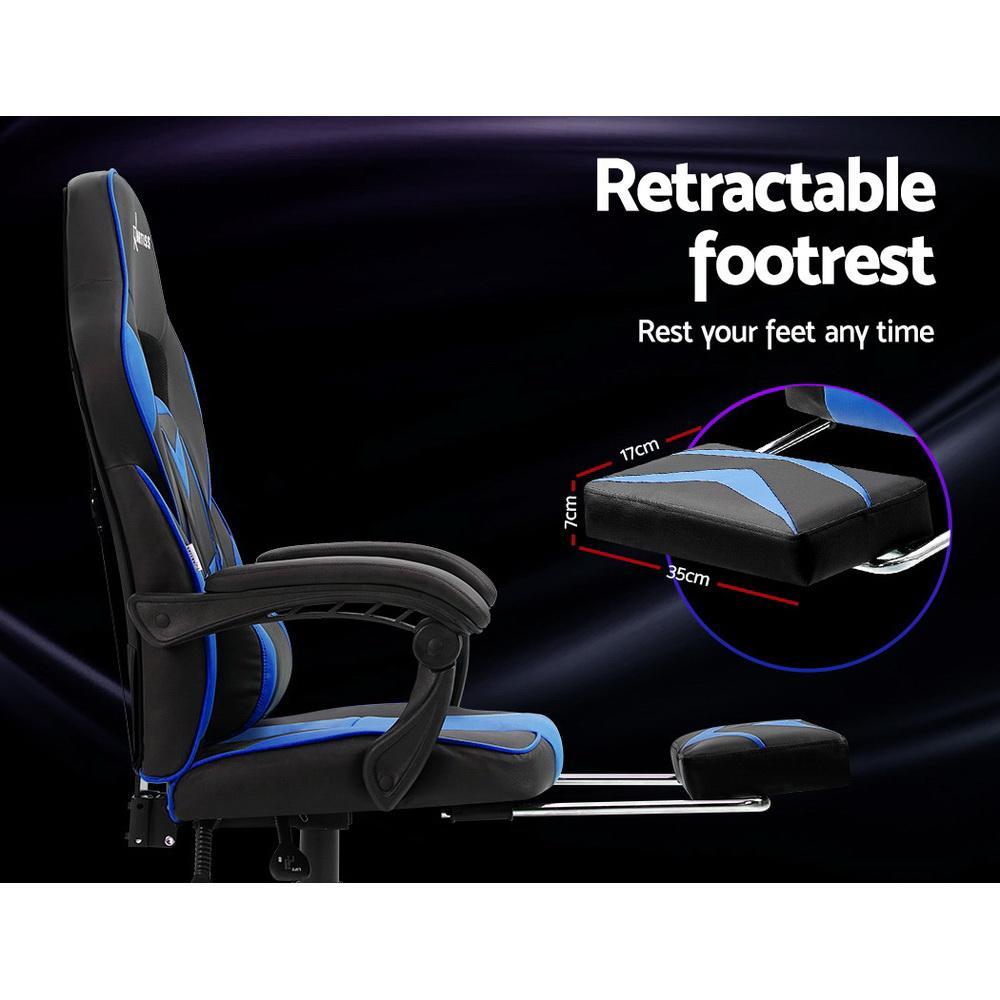Artiss Home Office Blue Gaming Office Chair