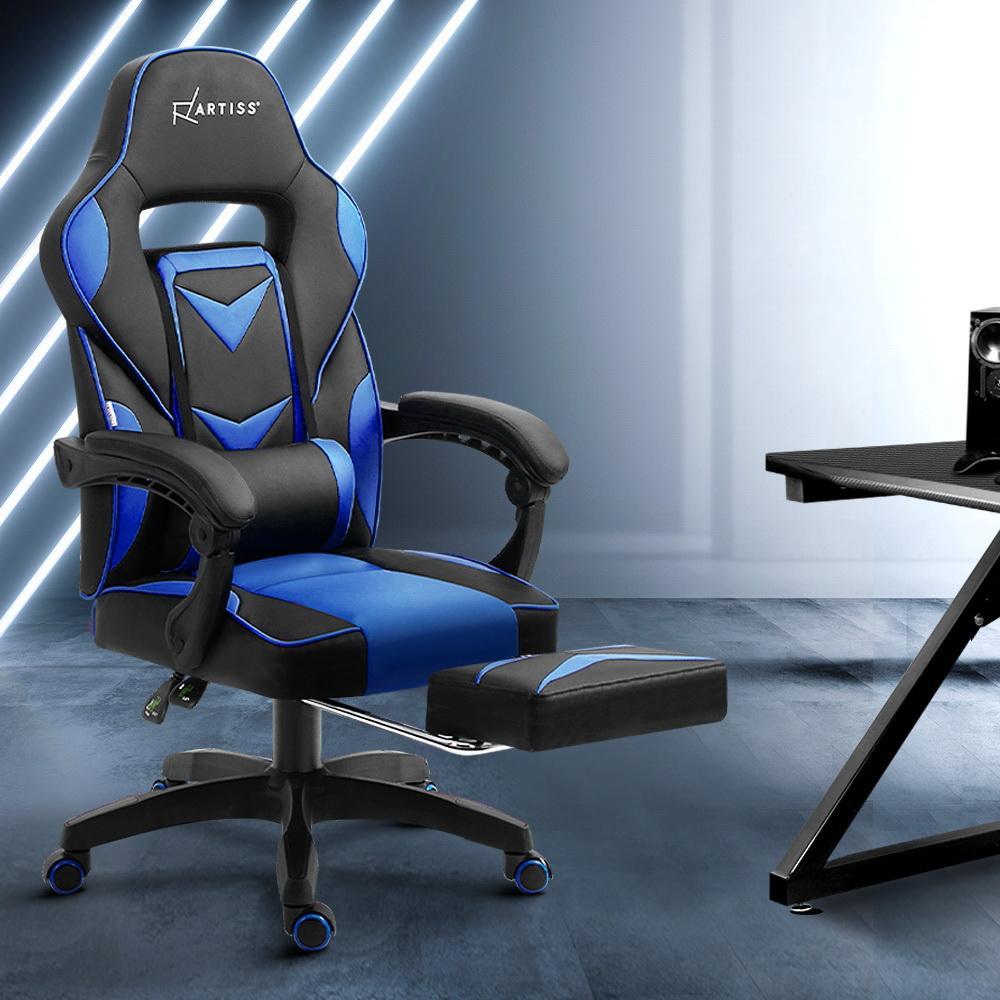 Artiss Home Office Blue Gaming Office Chair