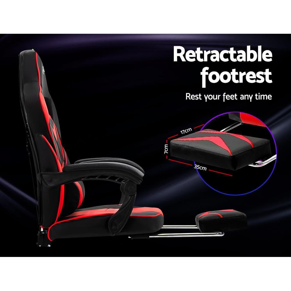 Artiss Home Office Blck Red Gaming Office Chair