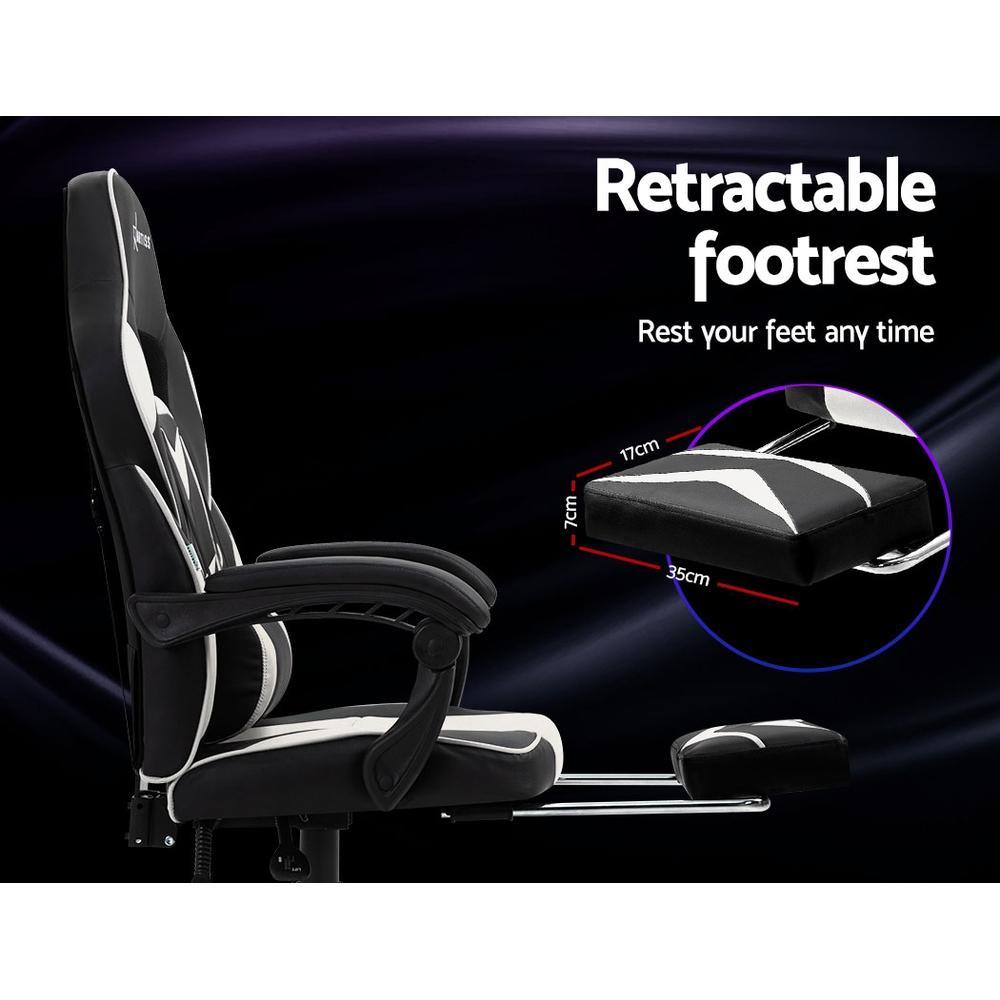 Artiss Home Office Black White Gaming Office Chair