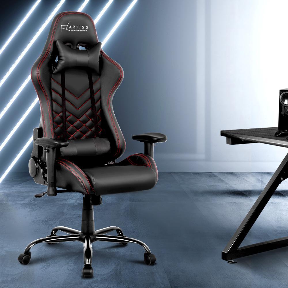 Artiss Home Office Black Gaming Office Chair
