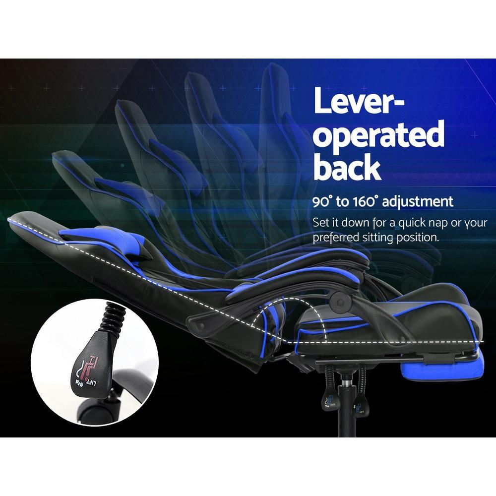 Artiss Home Office Blue Gaming Office Chair