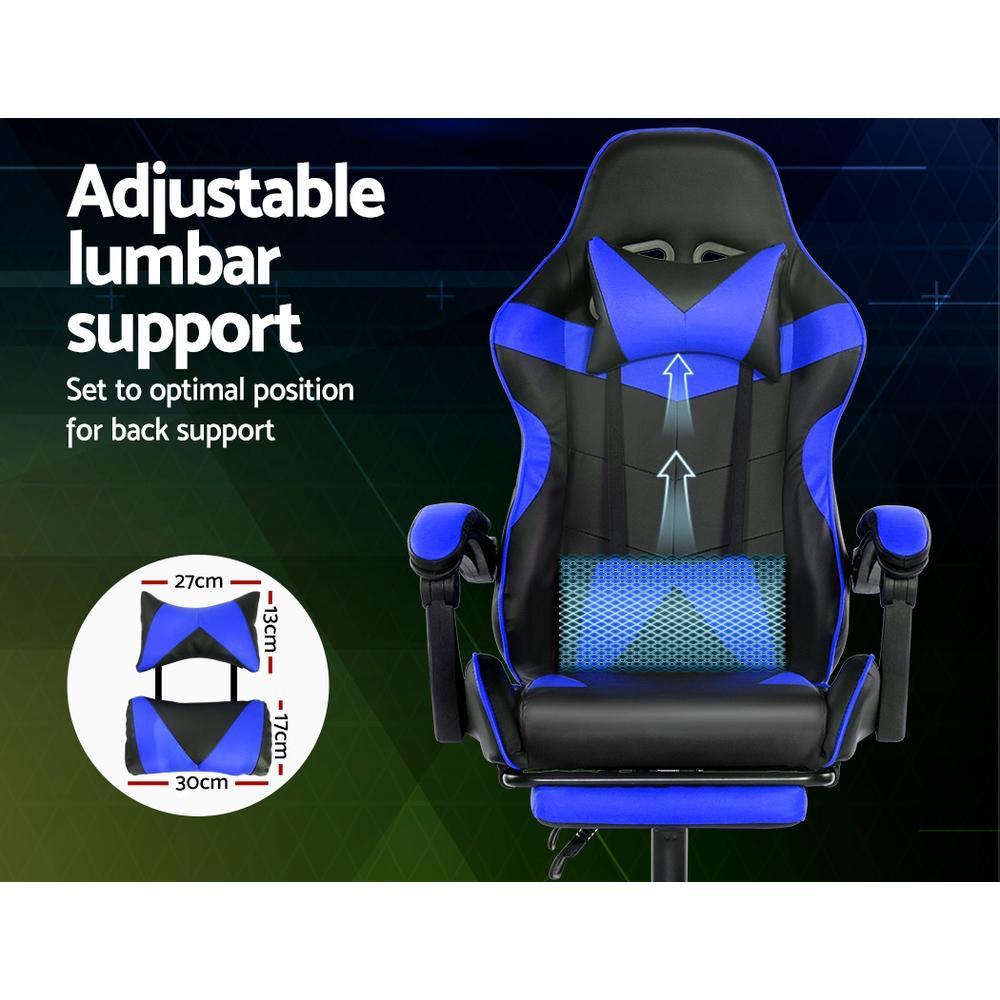 Artiss Home Office Blue Gaming Office Chair