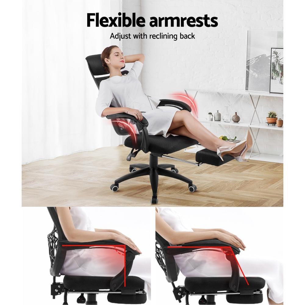 Artiss Gaming Office Chair Computer Desk Chair Home Work Study Black