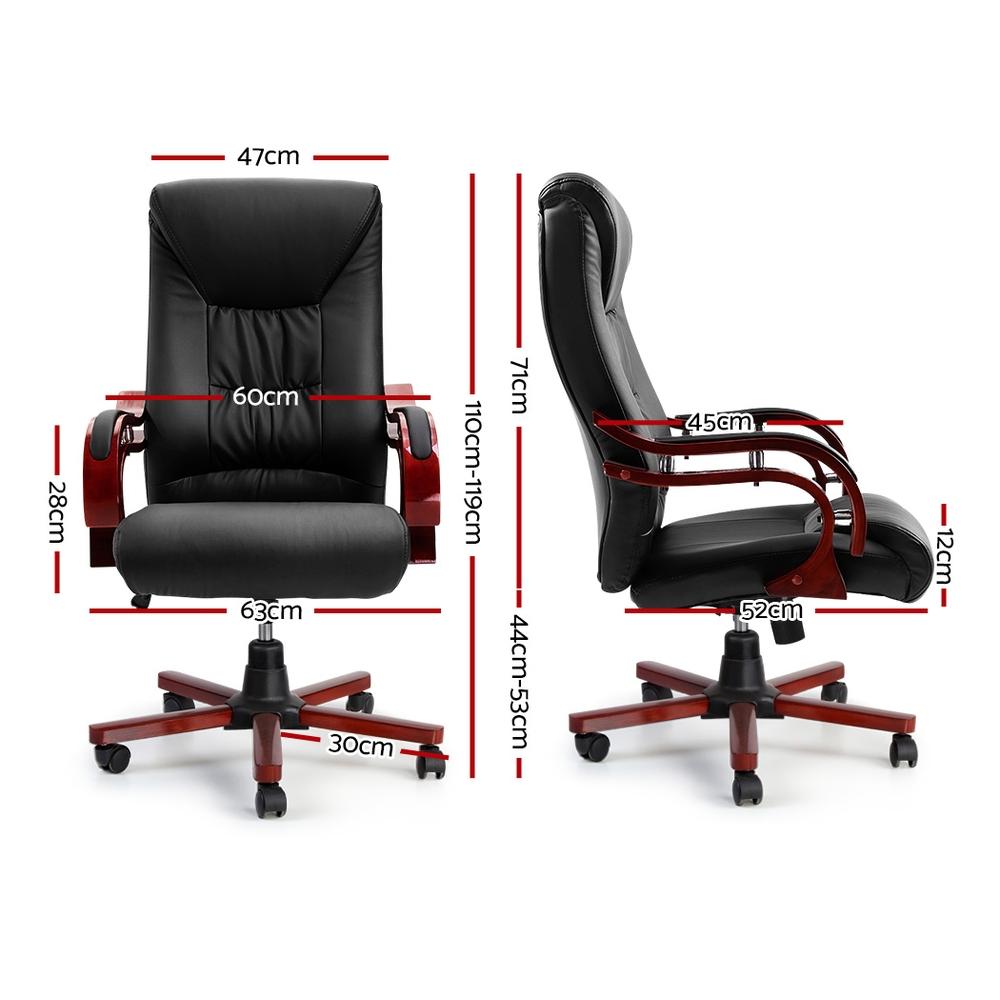 Artiss Executive Wooden Office Chair