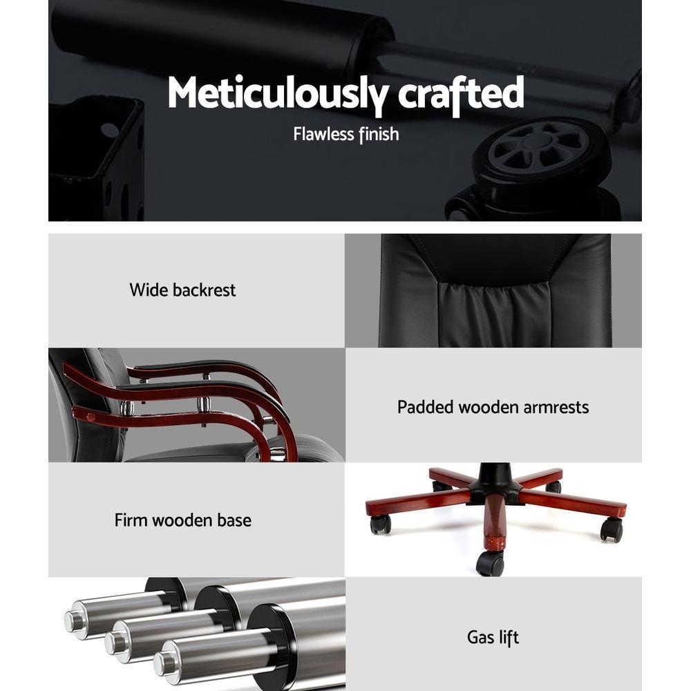 Artiss Executive Wooden Office Chair