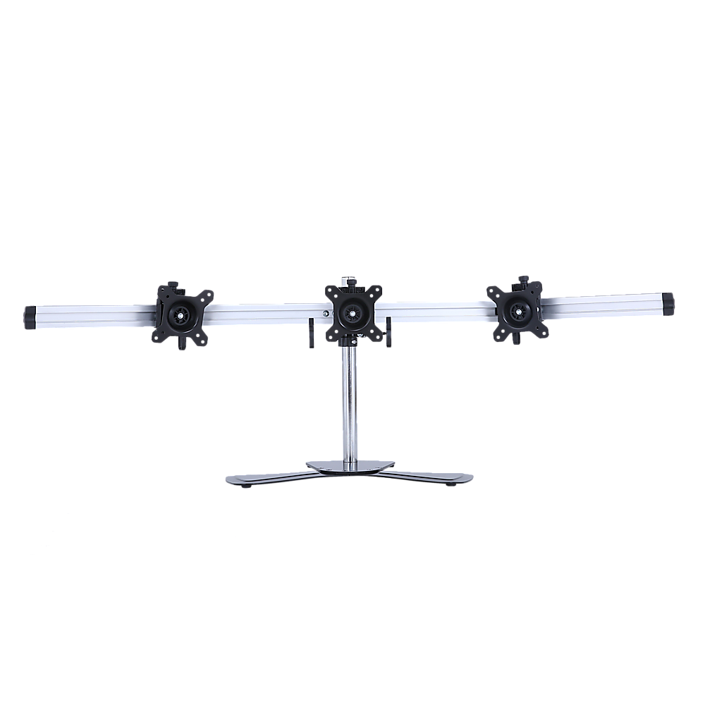 Triple Tilt LCD Monitor Mount Freestanding Desktop Stand