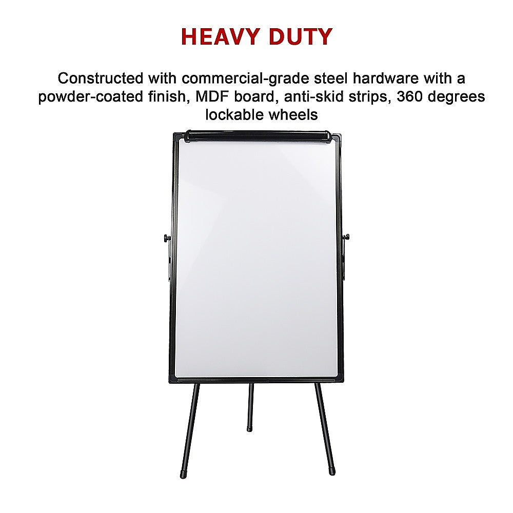 Magnetic Writing Whiteboard Dry Erase w/ Height Adjustable Tripod Stand